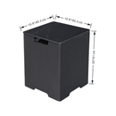 Elementi Plus - Square Marble Porcelain Tank Cover - ONB401BB