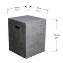 Elementi - Square Concrete Propane Tank Cover ONB016