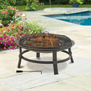 Endless Summer 29" Brushed Copper Wood Burning outdoor Firebowl - WAD15121MT