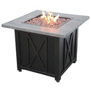 Endless Summer LP Gas Outdoor Fire Pit with 30-in Resin Mantel - GAD1450SP