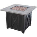 Endless Summer LP Gas Outdoor Fire Pit with 30-in Resin Mantel - GAD1450SP