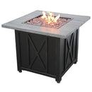 Endless Summer LP Gas Outdoor Fire Pit with 30-in Resin Mantel - GAD1450SP