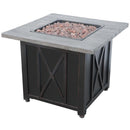 Endless Summer LP Gas Outdoor Fire Pit with 30-in Resin Mantel - GAD1450SP