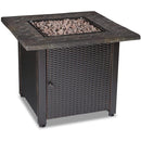 Endless Summer LP Gas Outdoor Fire Pit with 30-in Resin Tile Mantel - GAD1401M