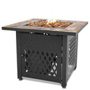 Endless Summer LP Gas Outdoor Fire Pit with 30-in Slate Tile Mantel - GAD1429SP