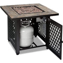 Endless Summer LP Gas Outdoor Fire Pit with 30-in Slate Tile Mantel - GAD1429SP