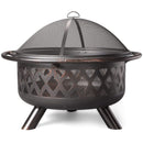 Endless Summer Oil Rubbed Bronze Wood Burning Firebowl With Lattice Design - WAD792SP