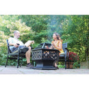 Endless Summer Oil Rubbed Bronze Wood Burning Outdoor Firebowl With Lattice Design - WAD1377SP