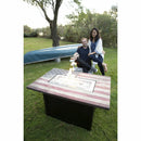 Endless Summer The Americana, 40 x 28 Rectangular Gas Outdoor Fire Pit - GAD17108ES