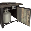 Endless Summer The Burlington, LP Gas Outdoor Fire Pit with Printed Resin Mantel - GAD15285SP