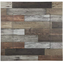 Endless Summer The Cayden, 30" Square Gas Fire Table with Printed Cement Resin Mantel - GAD15298ES