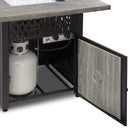 Endless Summer The Dakota, Dual Heat LP Gas Outdoor Fire Pit/Patio Heater with Wood Look Resin Mantel - GAD19101ES