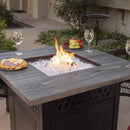 Endless Summer The Dakota, Dual Heat LP Gas Outdoor Fire Pit/Patio Heater with Wood Look Resin Mantel - GAD19101ES