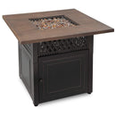 Endless Summer The Donovan, Dual Heat LP Gas Outdoor Fire Pit/Patio Heater with Wood Look Resin Mantel - GAD19102ES