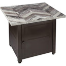 Endless Summer The Duval, LP Gas Outdoor Fire Pit with Printed Resin Mantel - GAD15287SP