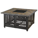 Endless Summer The Elizabeth, LP Gas Outdoor Fire Pit with 42-in Slate Tile Mantel - GAD15286G