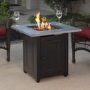 Endless Summer The Wakefield, LP Gas Outdoor Fire Pit with Concrete Resin Mantel - GAD15410M