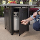 Endless Summer The Wakefield, LP Gas Outdoor Fire Pit with Concrete Resin Mantel - GAD15410M