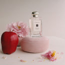 Peony and Blush Suede Cologne