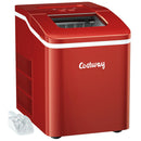 Portable Countertop Ice Maker Machine With Scoop-Red