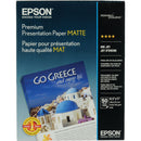 Epson Premium Presentation Matte Paper 8.5x11” (50)