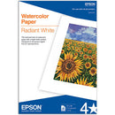 Epson Watercolor Paper Radiant White 13x19” (20)