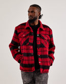 EPTM Plaid Button-Up Jacket