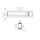 EcoSmart Fire - Flex 122LC Left Corner Fireplace Insert