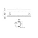 EcoSmart Fire - Flex 140BY.BX Bay Fireplace Insert