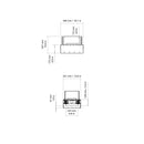 EcoSmart Fire - Flex 18BN Bench Fireplace Insert