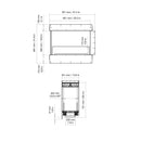 EcoSmart Fire - Flex 32PN Peninsula Fireplace Insert