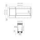 EcoSmart Fire - Flex 60PN.BX Peninsula Fireplace Insert