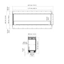 EcoSmart Fire - Flex 68LC Left Corner Fireplace Insert