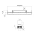 EcoSmart Fire - Flex 78BN.BX2 Bench Fireplace Insert