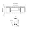 EcoSmart Fire - Flex 78LC.BX2 Left Corner Fireplace Insert