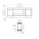 EcoSmart Fire - Flex 78PN.BX2 Peninsula Fireplace Insert