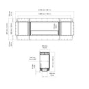 EcoSmart Fire - Flex 78SS.BX2 Single Sided Fireplace Insert