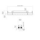 EcoSmart Fire - Flex 86BN Bench Fireplace Insert