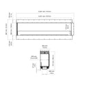 EcoSmart Fire - Flex 86LC Left Corner Fireplace Insert