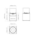 EcoSmart Fire - Pop 8L Designer Fireplace ESF.D.POP.8.L