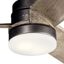 Ceiling Fan with Light Kit - 14.5 Inches Tall - 52 Inches Wide