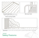 Quinn Metal Toddler Bed - White