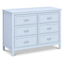 Charlie 6-Drawer Double Dresser - Powder Blue