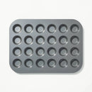 24ct Nonstick Aluminized Steel Mini Muffin Pan Gray - ™