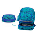 2-in-1 17" Backpack & Insulated Lunch Bag - Shark