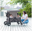Wrangler Stroller Wagon with Car Seat Adapter - Gray
