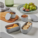 13-piece Glass Food Storage Set - Cream