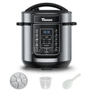 6 Qt Electric Pressure Cooker 9-in-1 - Stainless Steel