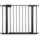 Easy Install Walk Through Baby Gate - Black