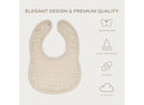 Muslin Cotton Baby Bibs - Sand